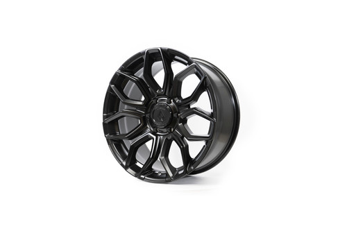 20x9 6x135 20mm Offset Cobra Satin Black - Arena Wheel