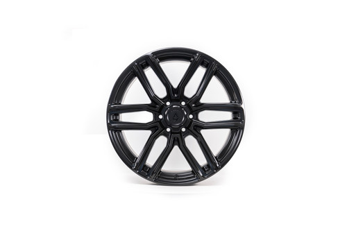 22x95 6x135 20mm Offset Supreme Satin Black - Arena Wheel