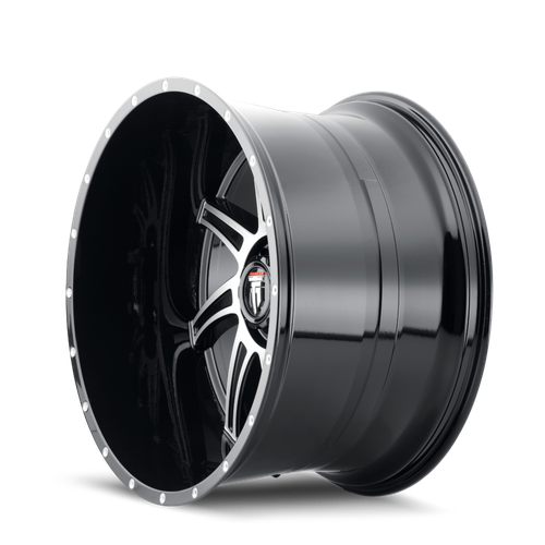 Vortex 24x14 6x135 -76mm Gloss Black Machined