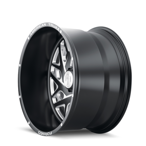 Forged Aries ATF1909 Matte Black Milled 24X14 6-139.7 -76MM 106.1MM Off Road Wheels American Truxx Forged