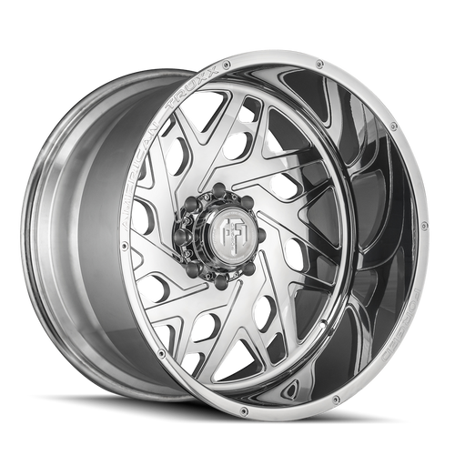 Forged Aries ATF1909 Polished 22X12 8-170 -44MM 125.2MM Off Road Wheels American Truxx Forged