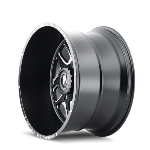 Sweep AT1900 Satin Black Milled 20X9 6-135 -12MM 106.1MM Off Road Wheels American Truxx