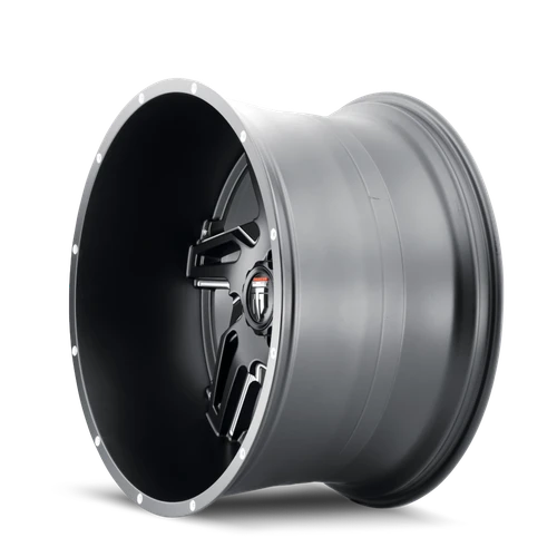 Spurs 24x14 8x180 -76mm Satin Black Milled