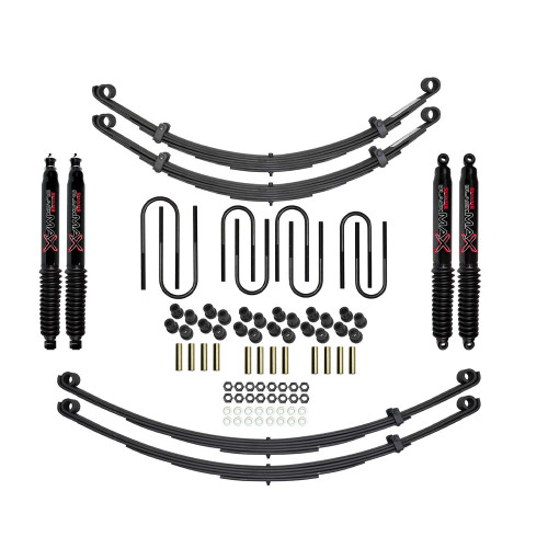 74-80 Inter Scout II 4in Suspension Lift Kit Blk MAX Shock