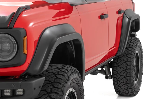 21-25 Ford Bronco 4WD JSIconic Silver Fender Flares - Rough Country