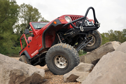 97-06 Jeep tj 4WD V2 Long Arm 6in Lift Kit - Rough Country 