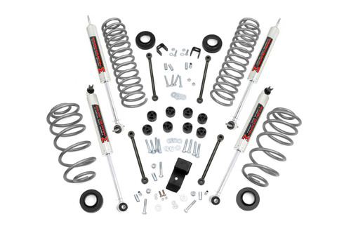 04-06 Jeep Unlimited,03-06 TJ M1 6Cyl 3.25in Lift Kit - Rough Country 