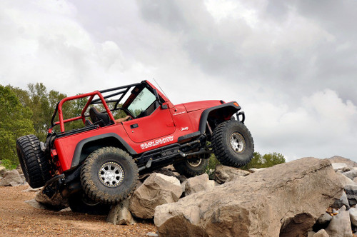 97-06 Jeep TJ 4WD V2 Long Arm 4in Lift Kit - Rough Country 