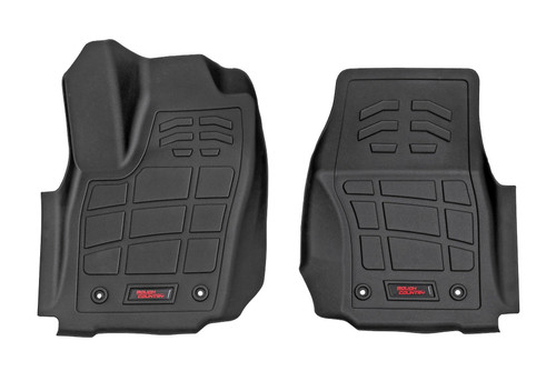 24-25 Toyota Tacoma Double Cab FR Sure-Fit Floor Mats - Rough Country 