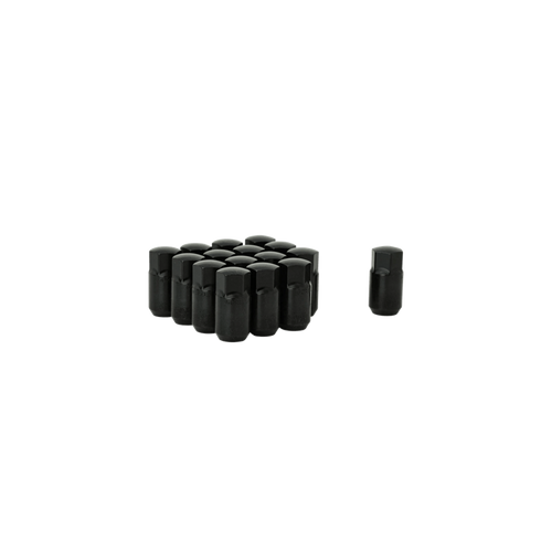 ATV LUG 12MMX1.50 ACORN BLACK - 16 PCS- WHEEL PRO