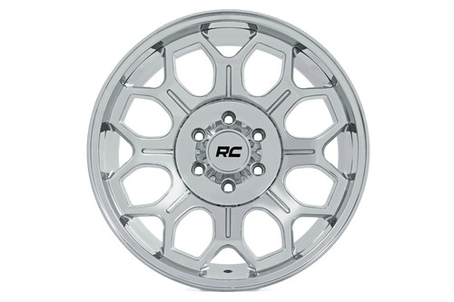 Rough Country 77 Series Wheel | One-Piece |Chrome | 22x12 | 8x180 | -44mm - 77224406