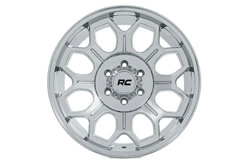 Rough Country 77 Series Wheel | One-Piece |Chrome | 22x12 | 8x170 | -44mm - 77224411