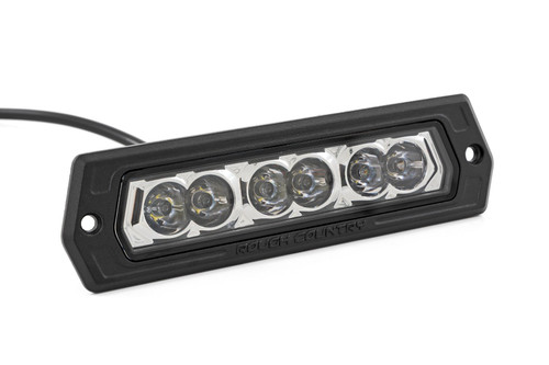 6 Inch Chrome Series LED Lights | Flush Mount | Pair - 70916A