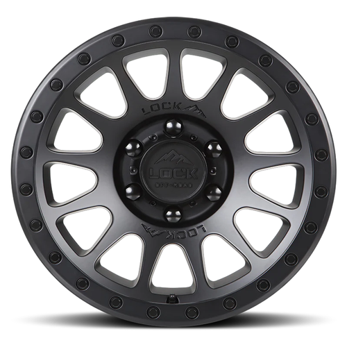 17x9 5x5.0 5BS Matte Black Yosemite