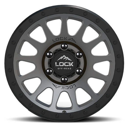17x9 6x5.5 5BS Matte Grey Yosemite