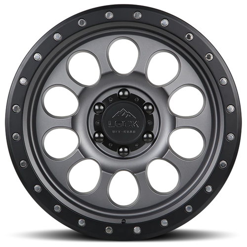 17x9 6x135 5BS Matte Grey 50CAL