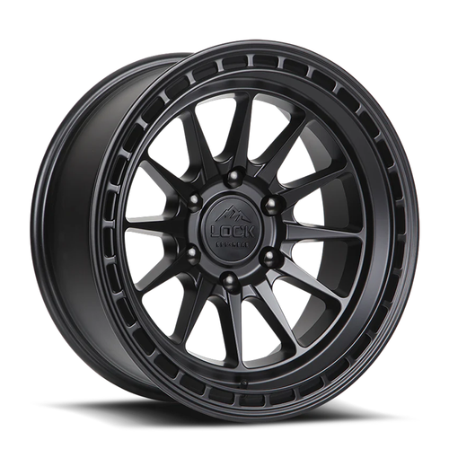 17x8 5x4.75 6.08BS Matte Black Baja