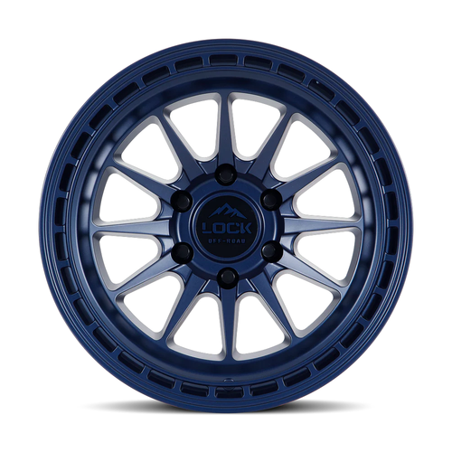 17x9 6x5.5 4.53BS Matte Blue Baja