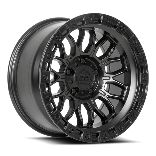 17x9 6x5.5 4.53BS Matte Black Combat
