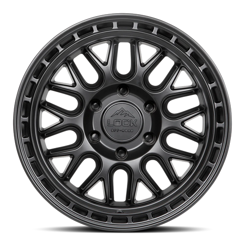 17x9 6x5.5 5.04BS Matte Black  ONYX