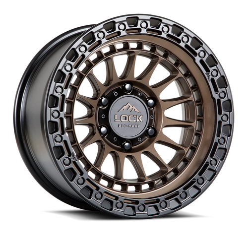 17x8.5 5x5.0 5.73 Matte Bronze W/Matte Black Ring Mojave