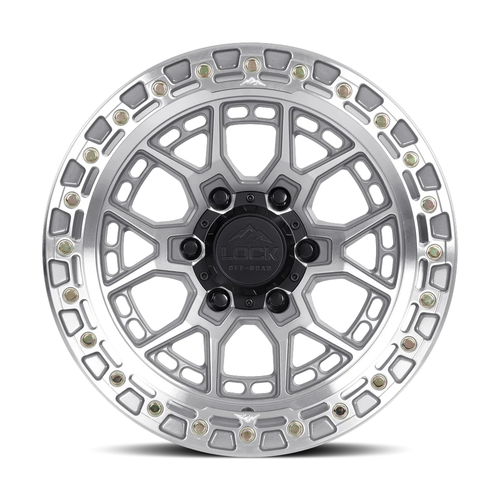 17x9 6x135 4.53BS Machine With Clear Coat Commando