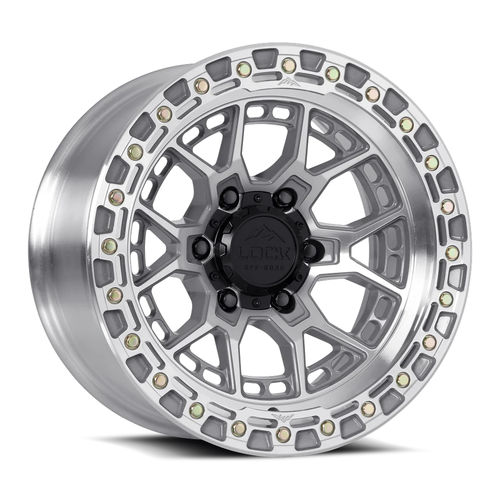 20x9 5x5.0 5BS Machine With Clear Coat Commando