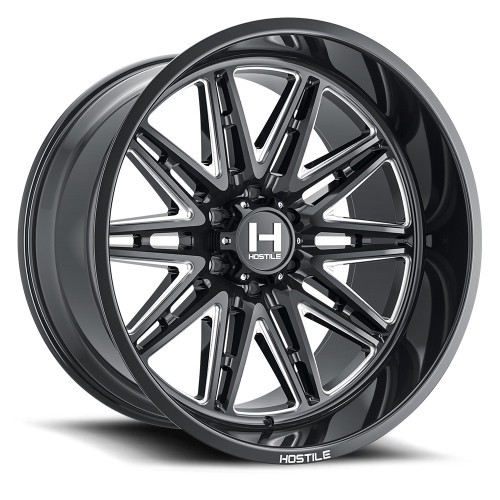 Hostile (Truck Series) Maniac 22x12 6x135 -44mm ET Blade Cut finish Wheel