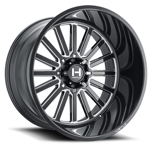 Hostile (Truck Series) Titan 22x12 6x139 -44mm ET Blade Cut finish Wheel