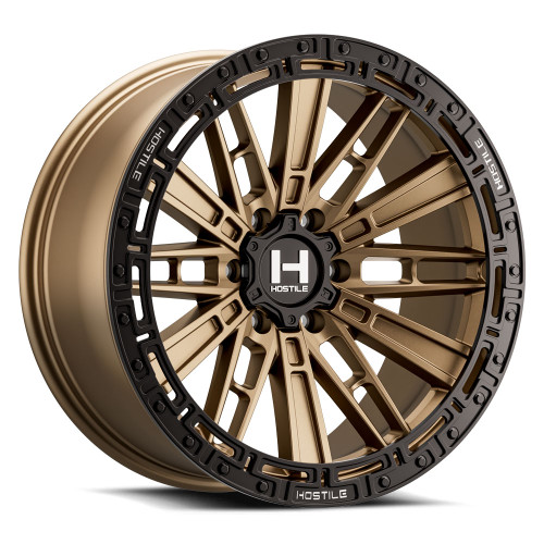 Hostile (Baja Series) Mojave 17x9 6x139 0mm ET Bronze finish Wheel