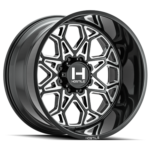 Hostile (Truck Series) Anvil 22x12 8x165 -44mm ET Blade Cut finish Wheel