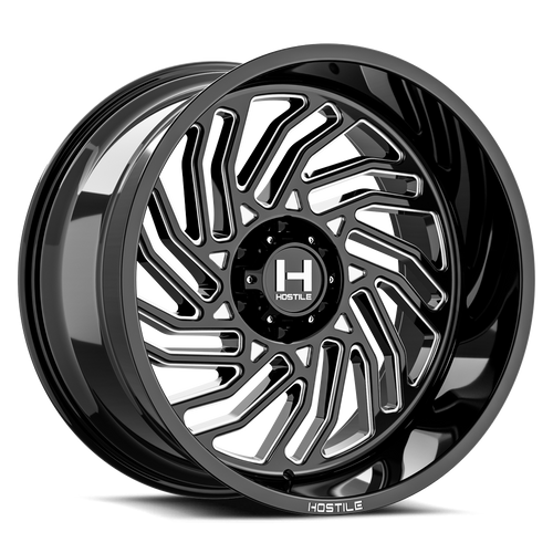 Hostile (Truck Series) Twister 22x12 6x139.7 -44mm ET Blade Cut finish Wheel