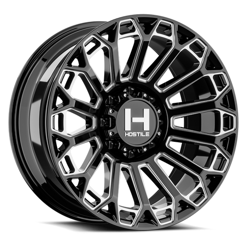 Hostile (Truck Series) Warrior 20x10 8x165.1 -19mm ET Blade Cut finish Wheel