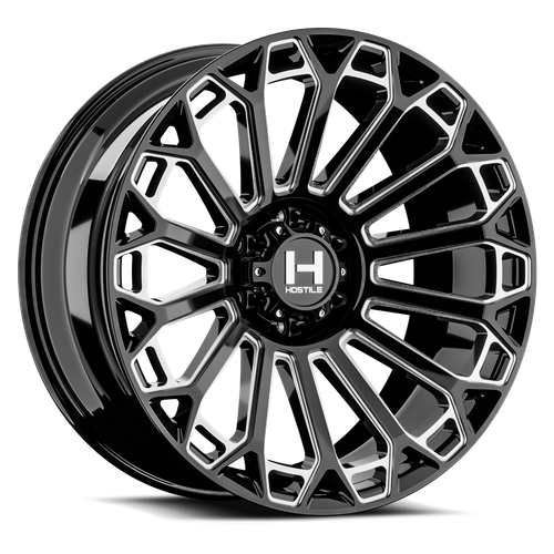 Hostile (Truck Series) Warrior 22x12 6x135 -44mm ET Blade Cut finish Wheel