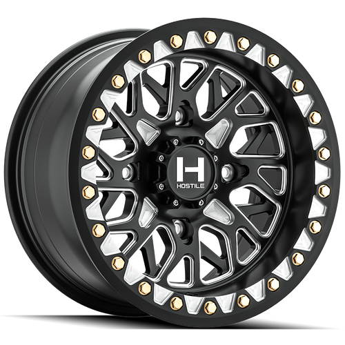 Ridgecrest Beadlock 15x8 4x137 +0mm Blade Cut Satin