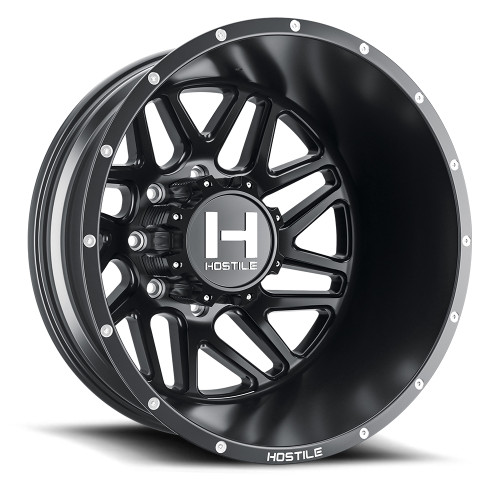 Hostile (Dually Series) Sprocket 22x8.25 8x165 -221mm ET Asphalt finish Wheel