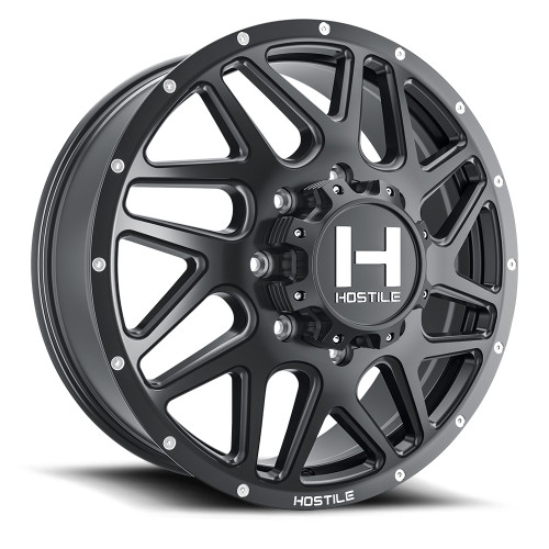 Hostile (Dually Series) Sprocket 22x8.25 8x200 123mm ET Asphalt finish Wheel