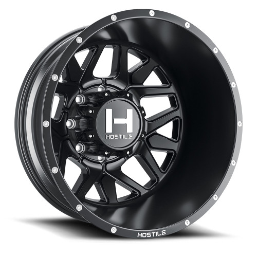 Hostile (Dually Series) Diablo 22x8.25 8x165 -221mm ET Asphalt finish Wheel