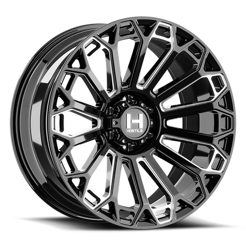Hostile (Truck Series) Warrior 20x9 6x139.7 0mm ET Blade Cut finish Wheel [H142-2090655050B2]