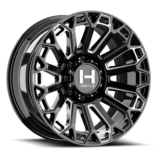 Hostile (Truck Series) Warrior 22x10 8x180 -25mm ET Blade Cut finish Wheel [H142-2210818045B2]
