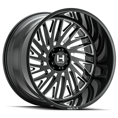 Hostile (Truck Series) Syclone 20x9 6x135 12mm ET Blade Cut finish Wheel