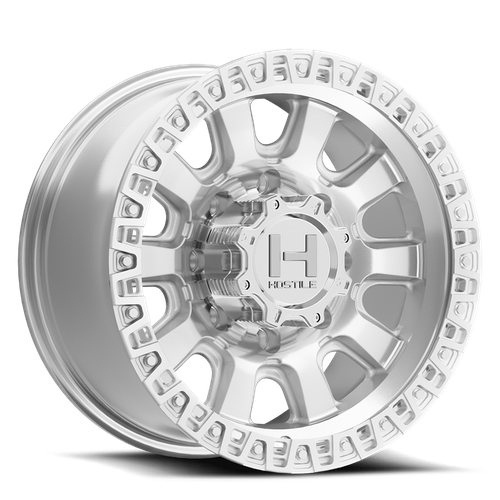 Hostile (Desert Series) Crawler 18x9 8x180 12mm ET Machined finish Wheel