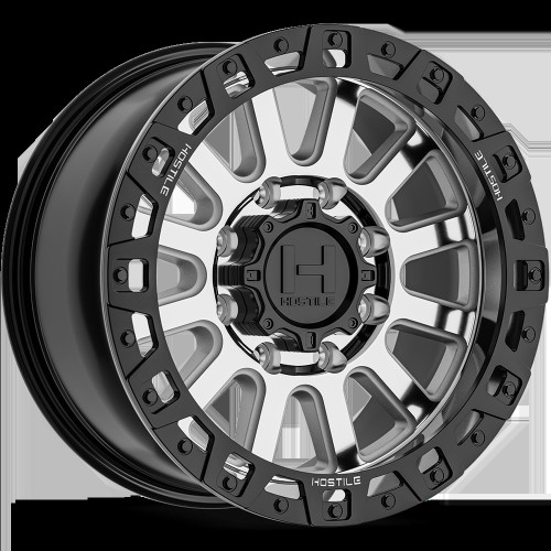 Hostile (Baja Series) Dominator 18x9 8x165.1 12mm ET Machined finish Wheel