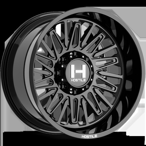 Hostile (Truck Series) Rampage 20x10 6x139.7 -19mm ET Blade Cut finish Wheel
