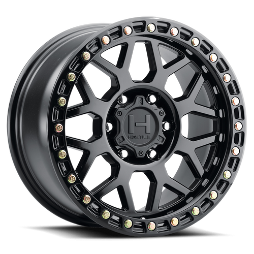 Hostile (Desert Series) Rapture 20x9 6x135 1mm ET Asphalt (Gloss Black) finish Wheel
