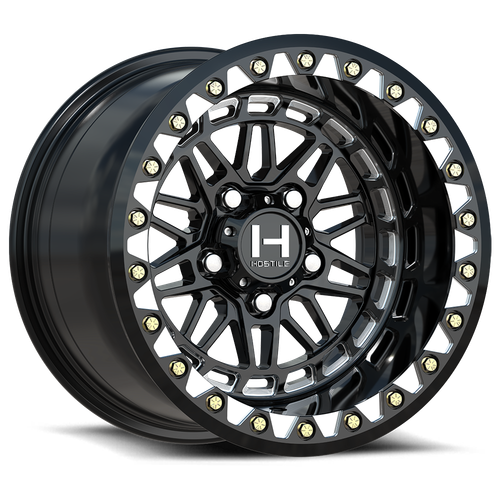Hostile (UTV) Apex-Beadlock 15x8 5x114.3 0mm ET Blade Cut finish Wheel