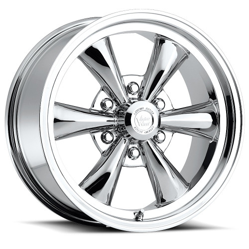 17x8 6x5.5 4.5BS 141H Legend 5 Chrome - Vision Wheel