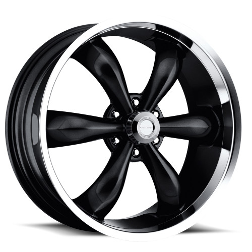 20x8.5 5x5 5.15BS 142 Legend 5 Gloss Black Machined Lip - Vision Wheel