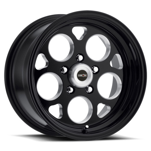 17x4.5 5x4.75 1.75BS 561 SSR Mag Gloss Black with Milled Windows - Vision Wheel