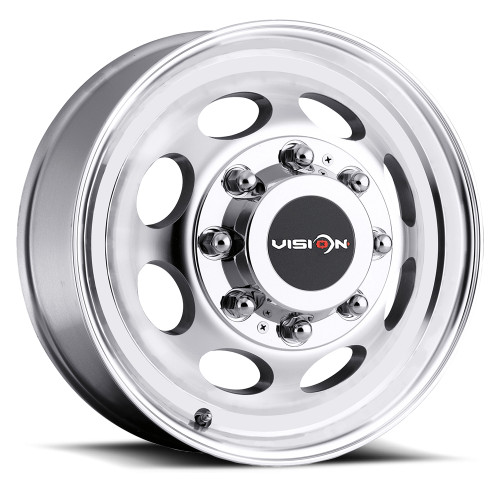 19.5x7.5 8x6.5 4.25BS 81 Hauler Gunmetal Machined Lip - 81C-9781GML0NR - Vision Wheel